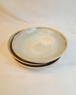 Blue and Grey Stoneware Bowl
